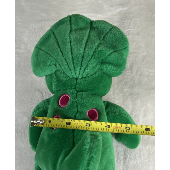 Vintage Plush 1992 Baby Bop from Barney Plush 13" by Lyon Group Green Purple - Picture 8 of 9